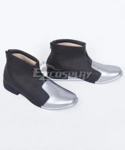 BlazBlue: Calamity Trigger Kagura Mutsuki Black And Gray Shoes Cosplay Shoes -EZCOSPLAY SHOP coss1118 3