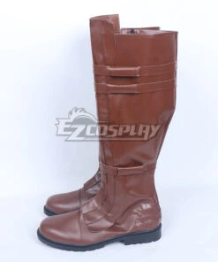 Star Wars Anakin Skywalker Darth Vade Brown Shoes Cosplay Boots -EZCOSPLAY SHOP coss1121 4
