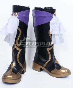 LoveLive!Sunshine!! Ohara Mari Black Shoes Cosplay Boots -EZCOSPLAY SHOP coss1168 2