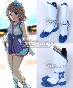 LoveLive! Sunshine!! Aqours You Watanabe White Shoes Cosplay Boots