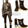 Star Wars The Last Jedi Rey Brown Shoes Cosplay Boots 15 Star Wars The Last Jedi Rey Brown Shoes Cosplay Boots -EZCOSPLAY SHOP coss1288 1 1