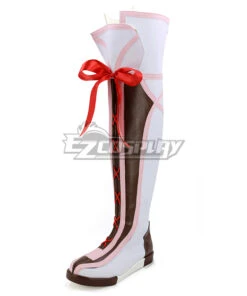 Tales Of Xillia Milla White Shoes Cosplay Boots -EZCOSPLAY SHOP coss1318 3