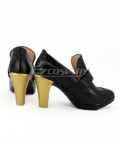 Land Of The Lustrous Houseki No Kuni Phosphophyllite Black Golden Cosplay Shoes -EZCOSPLAY SHOP coss1364 4