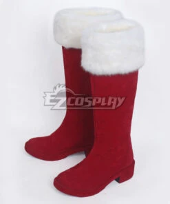 Himouto! Umaru-chan Umaru Doma Christmas Red Shoes Cosplay Boots -EZCOSPLAY SHOP coss1387 4