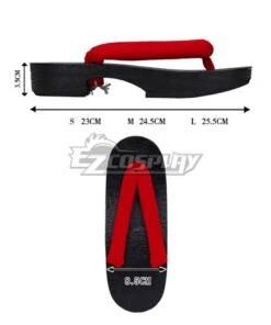 That Time I Got Reincarnated As A Slime Tensei Shitara Suraimu Datta Ken Shuna Hibiscus Black Red Cosplay Shoes -EZCOSPLAY SHOP coss2043 3