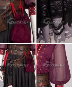 Critical Role Laudna Red Cosplay Costume -EZCOSPLAY SHOP critical role laudna cosplay costume 9