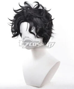 Dandadan Ken Takakura Black Cosplay Wig -EZCOSPLAY SHOP dandadan ken takakura black cosplay wig 3