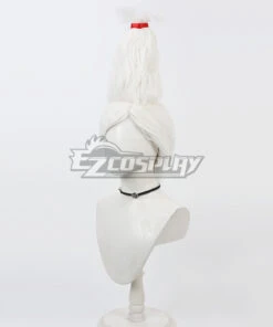 Dandadan Seiko Ayase White Cosplay Wig -EZCOSPLAY SHOP dandadan seiko ayase white cosplay 4