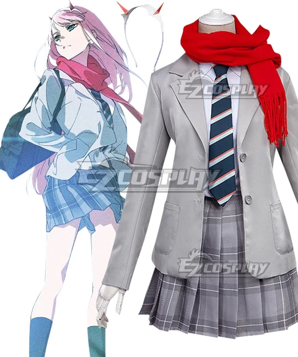Darling In The Franxx Zero Two Code 002 Daily Clothes Cosplay Costume