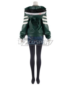 Dead By Daylight Bunny Feng Min Halloween Green Cosplay Costume -EZCOSPLAY SHOP dead by daylight bunny feng min halloween green cosplay costume 4