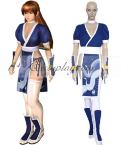 Dead Or Alive Kasumi Blue Cosplay Costume