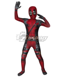 Kids Marvel Deadpool 2 Wade Wilson Zentai Jumpsuit Cosplay Costume -EZCOSPLAY SHOP deadpool 2 wade wilson zentai jumpsuit cosplay costume 4