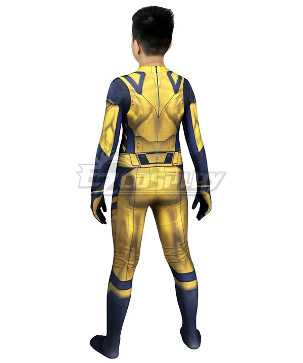 Deadpool 3 Wolverine Child Jumpsuit Cosplay Costume 2 Deadpool 3 Wolverine Child Jumpsuit Cosplay Costume - Image 2