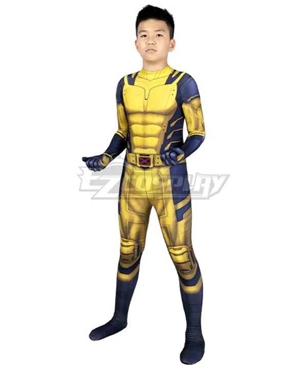 Deadpool 3 Wolverine Child Jumpsuit Cosplay Costume 4 Deadpool 3 Wolverine Child Jumpsuit Cosplay Costume - Image 4