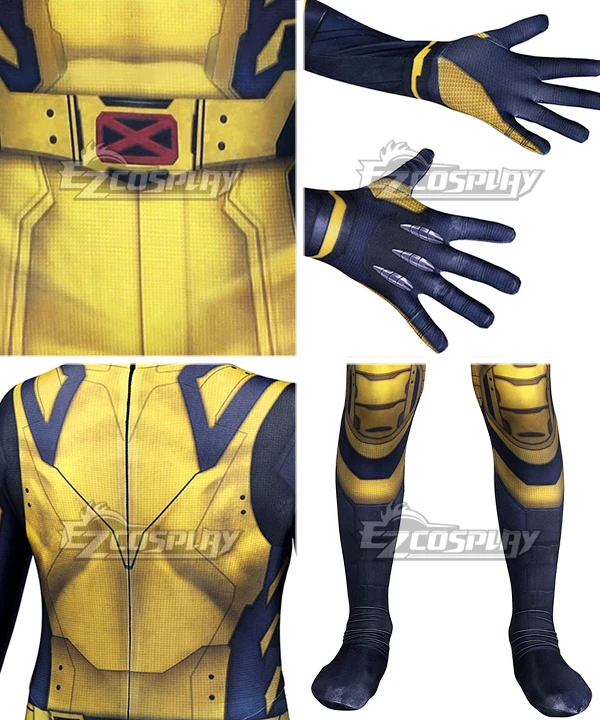 Deadpool 3 Wolverine Child Jumpsuit Cosplay Costume 6 Deadpool 3 Wolverine Child Jumpsuit Cosplay Costume - Image 6