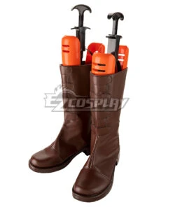Delicious In Dungeon Falin Touden Brown Shoes Cosplay Boots -EZCOSPLAY SHOP delicious in dungeon falin touden brown shoes cosplay boots 3 1