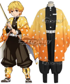 Demon Slayer: Kimetsu No Yaiba Agatsuma Zenitsu Cosplay Costume -EZCOSPLAY SHOP demon slayer kimetsu no yaiba agatsuma zenitsu cosplay costume 1