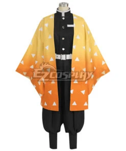 Demon Slayer: Kimetsu No Yaiba Agatsuma Zenitsu Cosplay Costume -EZCOSPLAY SHOP demon slayer kimetsu no yaiba agatsuma zenitsu cosplay costume 2