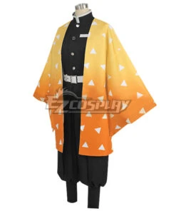 Demon Slayer: Kimetsu No Yaiba Agatsuma Zenitsu Cosplay Costume -EZCOSPLAY SHOP demon slayer kimetsu no yaiba agatsuma zenitsu cosplay costume 4