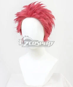 Demon Slayer: Kimetsu No Yaiba Akaza Komaji Red Cosplay Wig -EZCOSPLAY SHOP demon slayer kimetsu no yaiba akaza komaji red cosplay wig 5