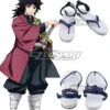 Demon Slayer: Kimetsu No Yaiba Giyuu Tomioka Blue Cosplay Shoes -EZCOSPLAY SHOP demon slayer kimetsu no yaiba giyuu tomioka blue cosplay shoes