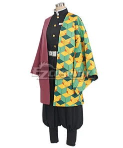 Demon Slayer: Kimetsu No Yaiba Giyuu Tomioka Cosplay Costume -EZCOSPLAY SHOP demon slayer kimetsu no yaiba giyuu tomioka cosplay costume 4