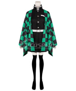 Demon Slayer: Kimetsu No Yaiba Kamado Tanjirou Female Cosplay Costume -EZCOSPLAY SHOP demon slayer kimetsu no yaiba kamado tanjirou female cosplay costume 002