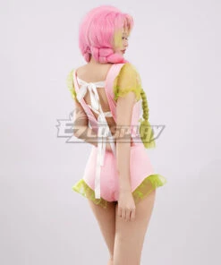 Demon Slayer Kimetsu No Yaiba Kanroji Mitsuri Swimsuit Bikini Original Cosplay Costume -EZCOSPLAY SHOP demon slayer kimetsu no yaiba kanroji mitsuri 05