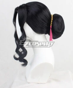 Demon Slayer: Kimetsu No Yaiba Kibutsuji Muzan Female Black Cosplay Wig -EZCOSPLAY SHOP demon slayer kimetsu no yaiba kibutsuji muzan female black cosplay wig 3 1