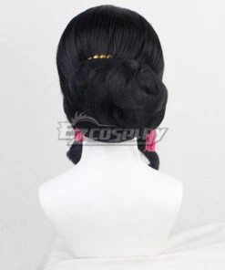 Demon Slayer: Kimetsu No Yaiba Kibutsuji Muzan Female Black Cosplay Wig -EZCOSPLAY SHOP demon slayer kimetsu no yaiba kibutsuji muzan female black cosplay wig 4