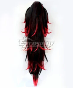 Demon Slayer: Kimetsu No Yaiba Michikatsu Tsugikuni Kokushibo Black Red Cosplay Wig 5 Demon Slayer: Kimetsu No Yaiba Michikatsu Tsugikuni Kokushibo Black Red Cosplay Wig -EZCOSPLAY SHOP demon slayer kimetsu no yaiba kokushibou michikatsu tsugikuni uriichi tsugikuni black red cosplay wig 3