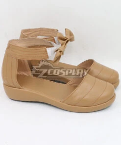 Demon Slayer: Kimetsu No Yaiba Makomo Yellow Brown Cosplay Shoes -EZCOSPLAY SHOP demon slayer kimetsu no yaiba makomo yellow brown cosplay shoes 3