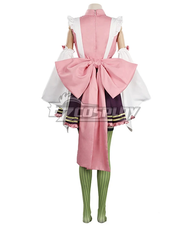 Demon Slayer Kimetsu No Yaiba Mitsuri Kanroji Maid Cosplay Costume - Image 4