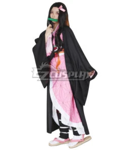 Demon Slayer: Kimetsu No Yaiba Nezuko Kamado Cosplay Costume -EZCOSPLAY SHOP demon slayer kimetsu no yaiba nezuko kamado cosplay costume 13