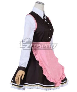 Demon Slayer: Kimetsu No Yaiba Nezuko Kamado Kimetsu Cafe Coffee Cosplay Costume -EZCOSPLAY SHOP demon slayer kimetsu no yaiba nezuko kamado kimetsu cafe coffee cosplay costume 3