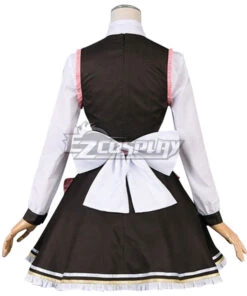 Demon Slayer: Kimetsu No Yaiba Nezuko Kamado Kimetsu Cafe Coffee Cosplay Costume -EZCOSPLAY SHOP demon slayer kimetsu no yaiba nezuko kamado kimetsu cafe coffee cosplay costume 4