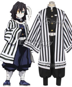 Demon Slayer: Kimetsu No Yaiba Obanai Iguro White Cosplay Costume -EZCOSPLAY SHOP demon slayer kimetsu no yaiba obanai iguro wthie cosplay costume 1