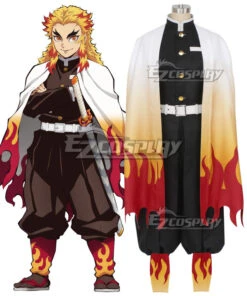 Demon Slayer: Kimetsu No Yaiba Rengoku Kyoujurou Cosplay Costume -EZCOSPLAY SHOP demon slayer kimetsu no yaiba rengoku kyoujurou cosplay costume 1 2