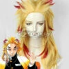 Demon Slayer: Kimetsu No Yaiba Rengoku Kyoujurou Golden Red Cosplay Wig -EZCOSPLAY SHOP demon slayer kimetsu no yaiba rengoku kyoujurou golden red cosplay wig 1