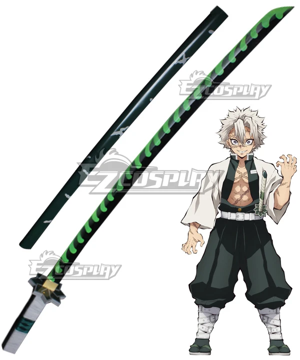 Demon Slayer: Kimetsu No Yaiba Sanemi Shinazugawa Knife Scabbard Cosplay Weapon Prop 1 Demon Slayer: Kimetsu No Yaiba Sanemi Shinazugawa Knife Scabbard Cosplay Weapon Prop