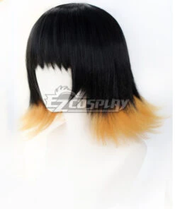 Demon Slayer: Kimetsu No Yaiba Susamaru Black Golden Cosplay Wig 6 Demon Slayer: Kimetsu No Yaiba Susamaru Black Golden Cosplay Wig -EZCOSPLAY SHOP demon slayer kimetsu no yaiba susamaru black golden cosplay wig 3
