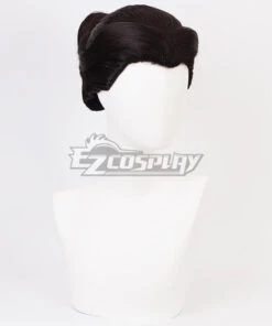 Demon Slayer: Kimetsu No Yaiba Tamayo Black Cosplay Wig -EZCOSPLAY SHOP demon slayer kimetsu no yaiba tamayo black cosplay 3