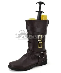 Devil May Cry 5 Dante Brown Shoes Cosplay Boots -EZCOSPLAY SHOP devil may cry 5 dante brown shoes cosplay boots 4