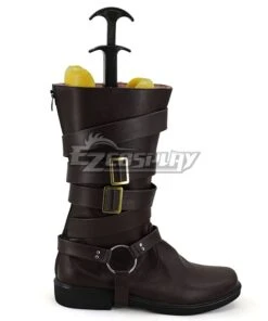 Devil May Cry 5 Dante Brown Shoes Cosplay Boots -EZCOSPLAY SHOP devil may cry 5 dante brown shoes cosplay boots 5