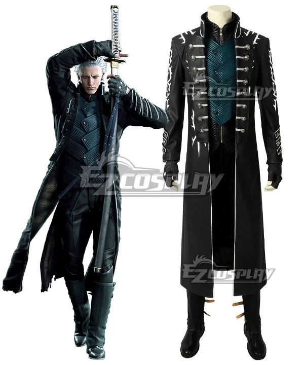 Devil May Cry 5 DMC5 Vergil Cosplay Costume 1 Devil May Cry 5 DMC5 Vergil Cosplay Costume