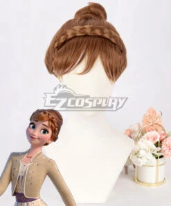 Disney Frozen 2 Anna Brown Cosplay Wig - B Edition