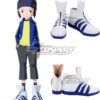 Digimon Frontier Koji Minamoto White Blue Cosplay Shoes 12 Digimon Frontier Koji Minamoto White Blue Cosplay Shoes -EZCOSPLAY SHOP digimon frontier koji minamoto white blue cosplay shoes