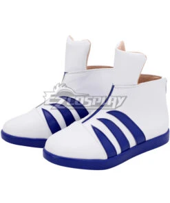 Digimon Frontier Koji Minamoto White Blue Cosplay Shoes -EZCOSPLAY SHOP digimon frontier koji minamoto white blue cosplay shoes 3