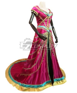 Disney 2019 Movie ALADDIN Princess Jasmine New Edition Cosplay Costume -EZCOSPLAY SHOP disney 2019 movie aladdin princess jasmine new edition cosplay costume 3