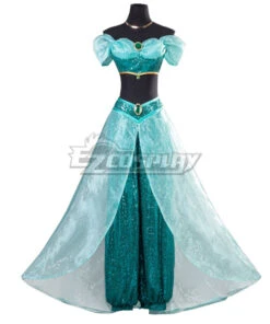 Disney Aladdin Princess Jasmine Dress Cosplay Costume - New Edition -EZCOSPLAY SHOP disney aladdin princess jasmine dress cosplay costume new edition 2